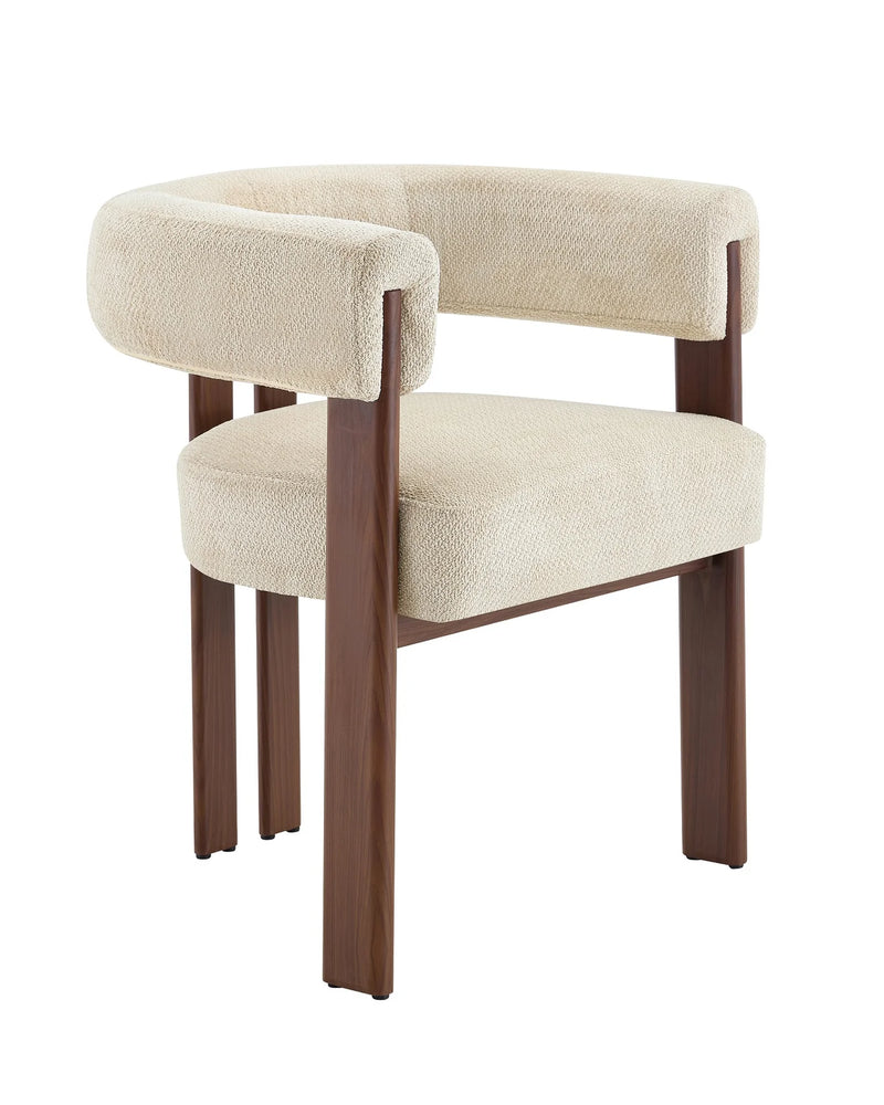 Velvet Stuhl Waslnuss
