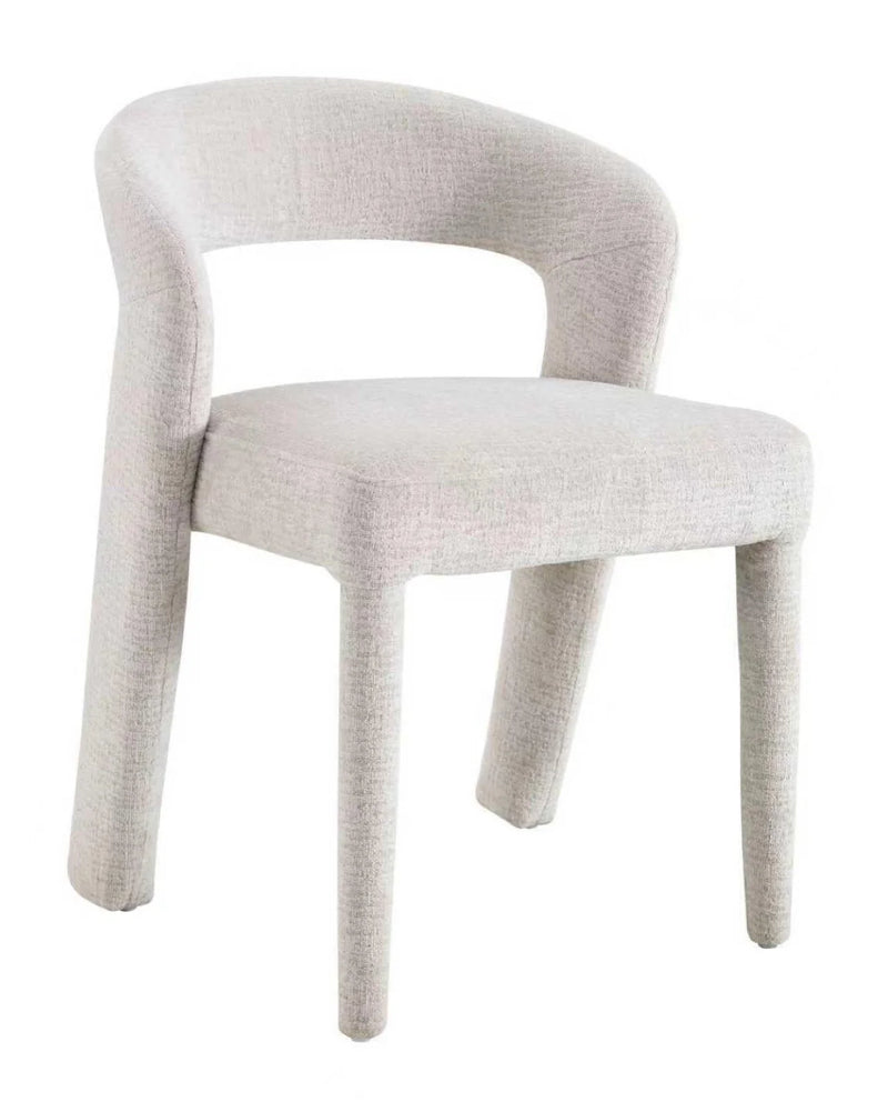 Anduz Bouclé Stone Stuhl