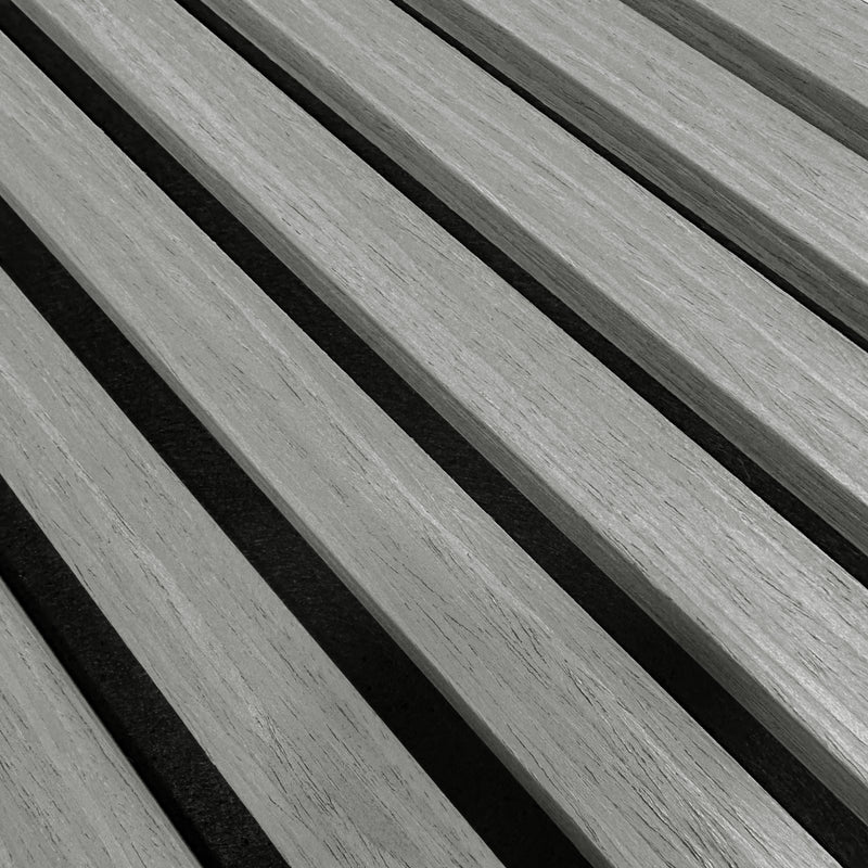 Akustikpaneele Grau 270x28,5x2,1 cm