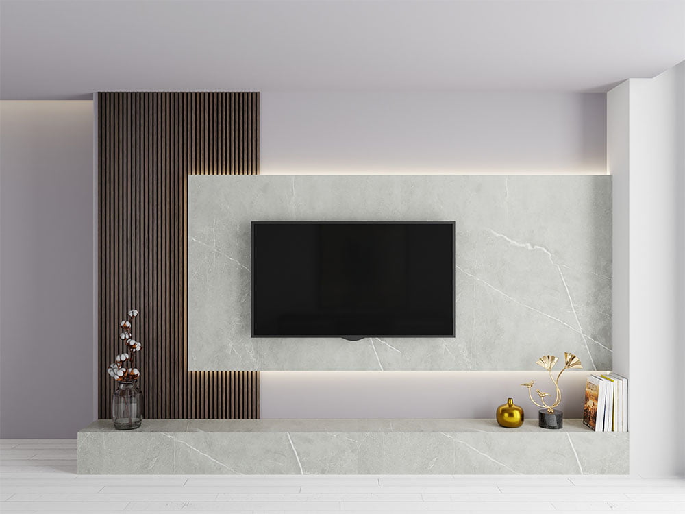 SPC Marmorplatte Matt Luna Grey  260x120x0,3cm