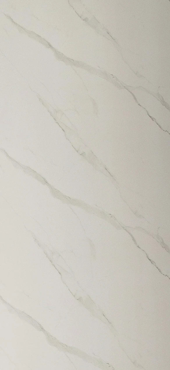 PVC Marmorplatte Hochglanz White Sensation 260x120x0,3cm