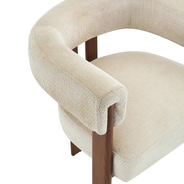 Velvet Stuhl Waslnuss