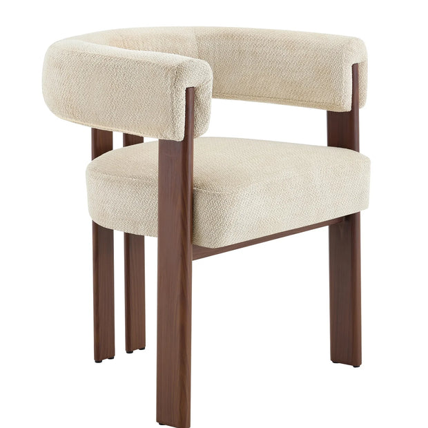 Velvet Stuhl Waslnuss