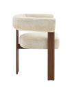 Velvet Stuhl Waslnuss