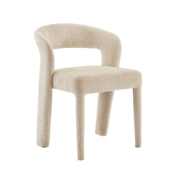 Anduz Bouclé Creme Stuhl