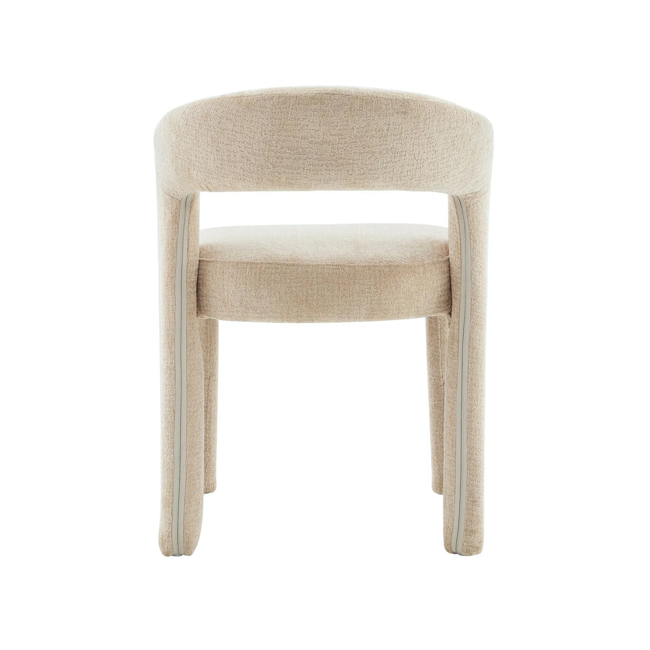 Anduz Bouclé Creme Stuhl