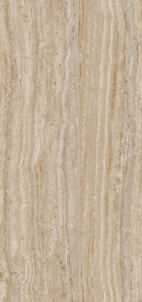 PVC Marmorplatte Hochglanz Travertin 260x120x0,3cm