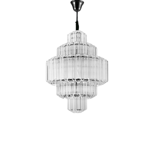 Crystal Dubai Kronleuchter Silber (klein)