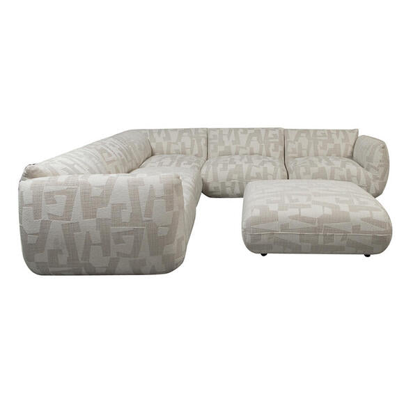 Marrakesch Sofa White Glyphs