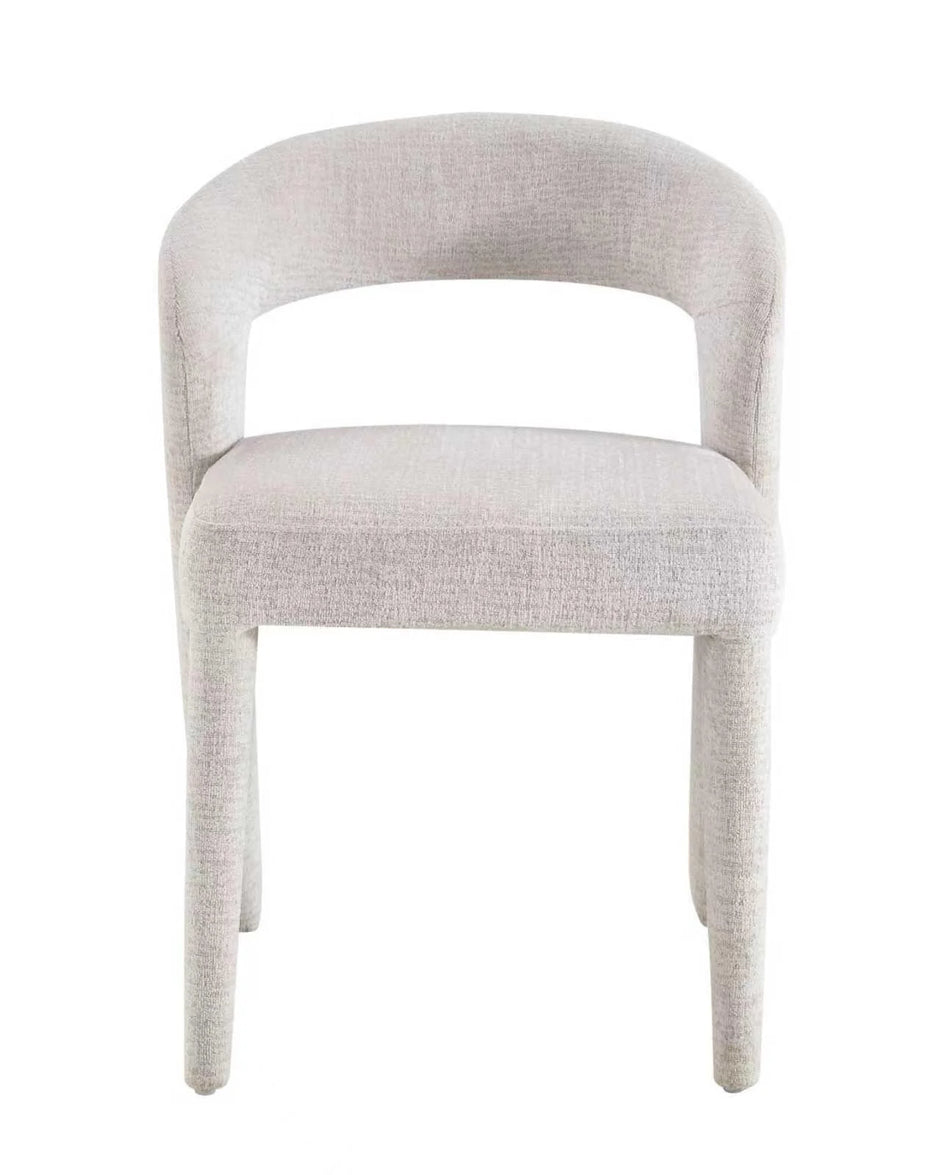 Anduz Bouclé Stone Stuhl