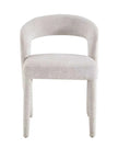 Anduz Bouclé Stone Stuhl