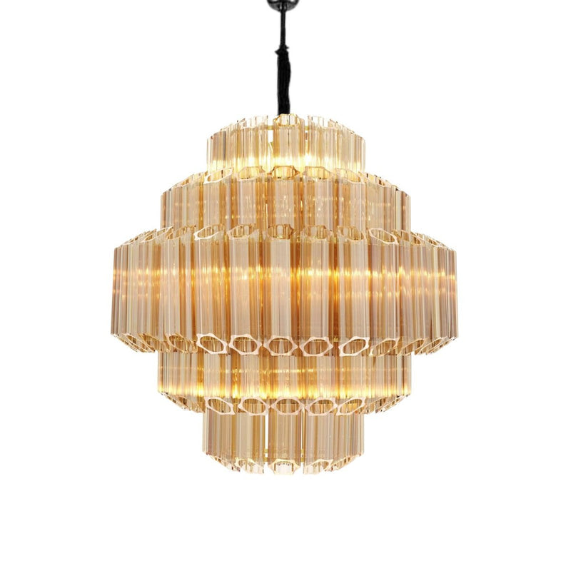 Crystal Dubai Kronleuchter Gold
