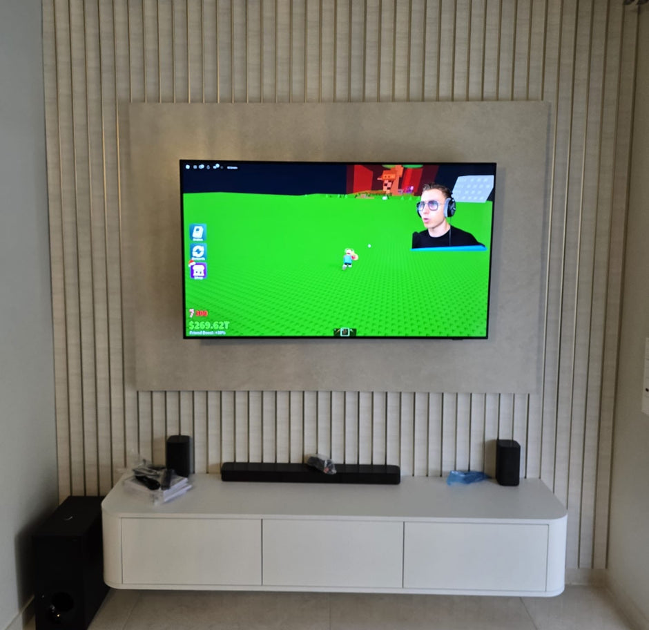 Wandpaneele Weiß 270x12 cm Moderne Wandverkleidung Innenbereich