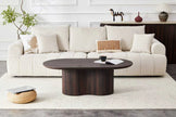 Japandi Couchtisch Duno Walnuss 130 cm