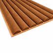 Wildleder Paneele Japandi Cognac 280x60 cm  Akustik Wandpaneele
