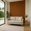 Wildleder Paneele Japandi Cognac 280x60 cm  Akustik Wandpaneele