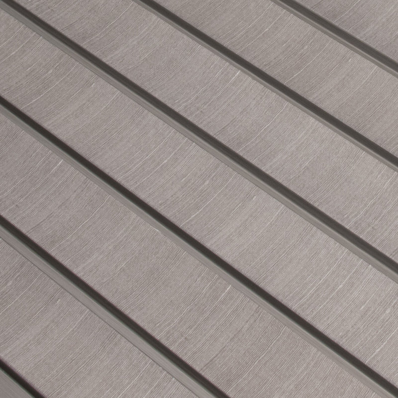 Wandpaneele Grau 270x12 cm Moderne Wandverkleidung Innenbereich