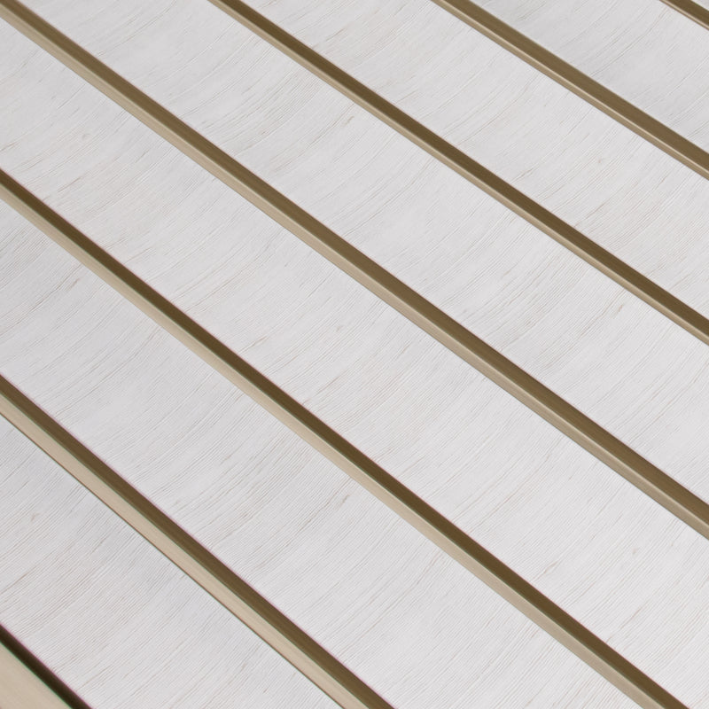 Wandpaneele Weiß 270x12 cm Moderne Wandverkleidung Innenbereich