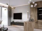 Wandpaneele Weiß 270x12 cm Moderne Wandverkleidung Innenbereich