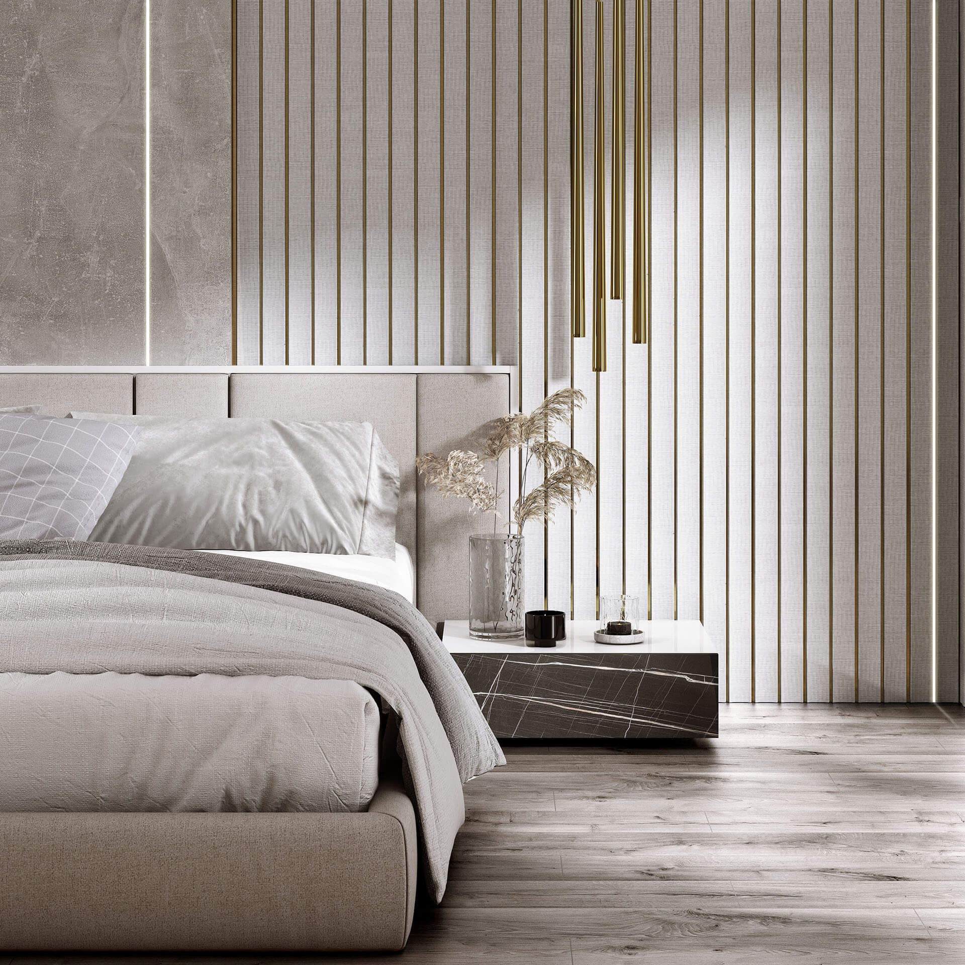 Wandpaneele Weiß 270x12 cm Moderne Wandverkleidung Innenbereich