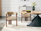 Velvet Stuhl Waslnuss