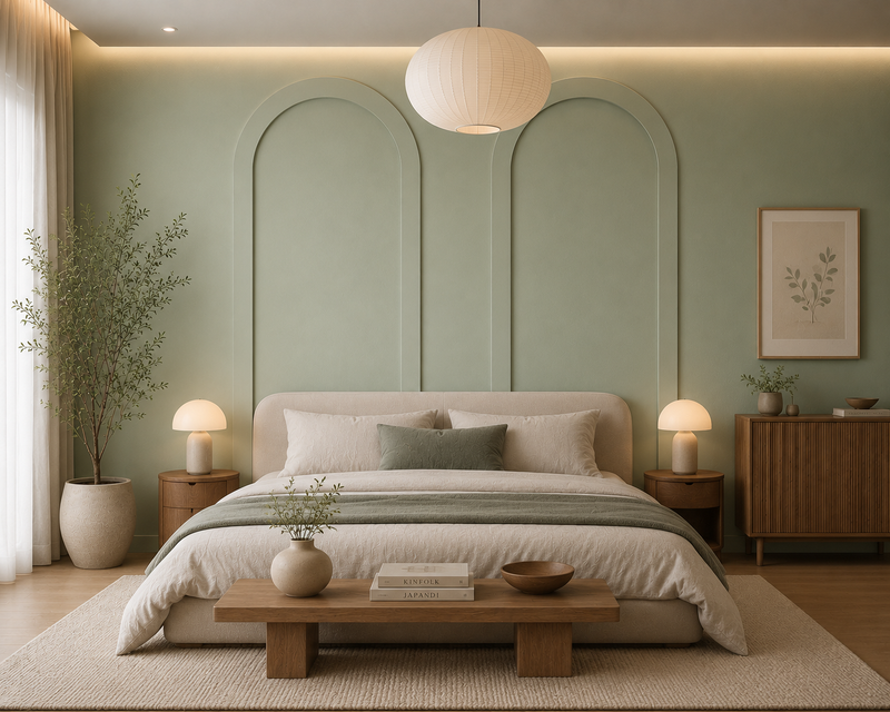 Ovale MDF Paneele 96 × 248 cm | Moderne Wandgestaltung