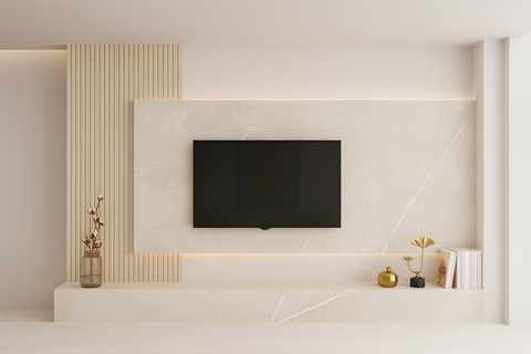 SPC Marmorplatte Matt Le Beige 260x120x0,3cm