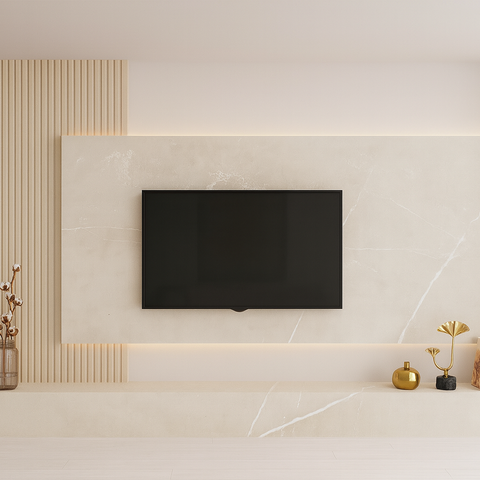 SPC Marmorplatte Matt Le Beige 260x120x0,3cm