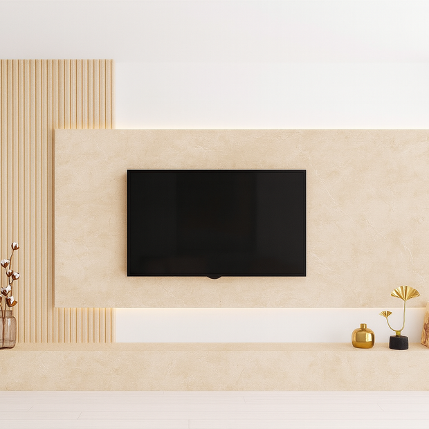 SPC Marmorplatte Matt Natural Beige 260x120x0,3cm