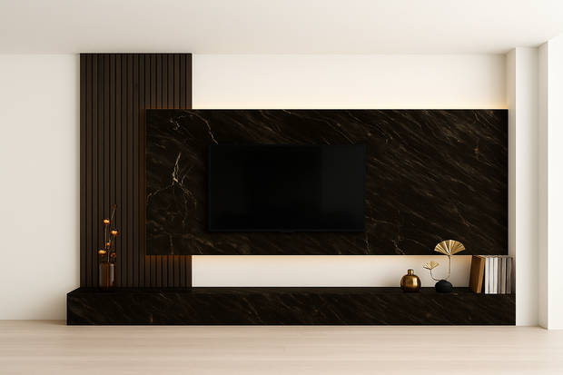 SPC Marmorplatte Matt Tornado Braun 260x120x0,3cm
