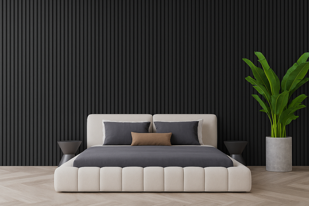 Akustikpaneele Black Dubai 280x60x22 mm
