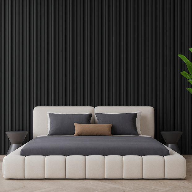 Akustikpaneele Black Dubai 280x60x22 mm