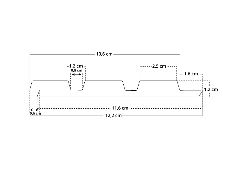 Velora Wood Paneele 270x12,2 cm
