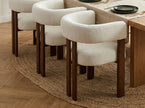 Velvet Stuhl Creme
