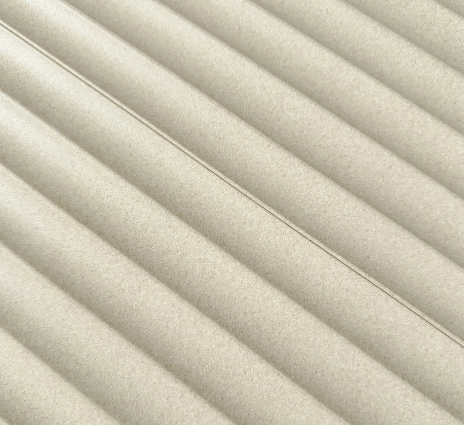 Wave Paneele helles Beige 270x25 cm Wandpaneele