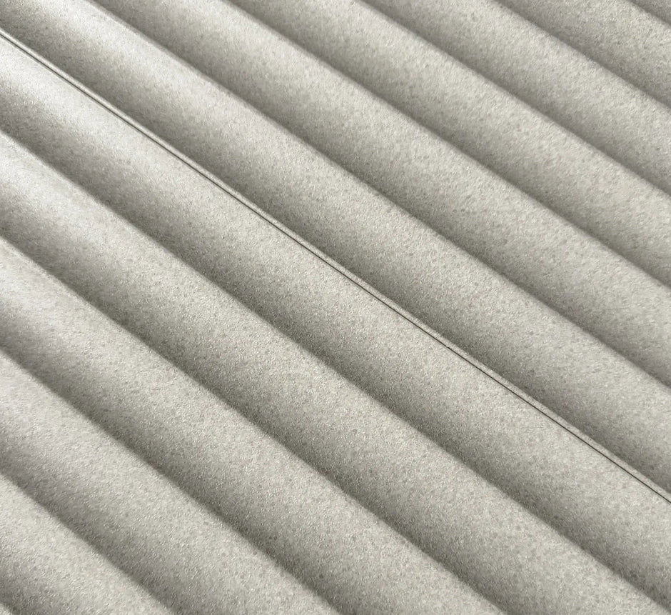 Wave Paneele Grau 270x25 cm Wandpaneele