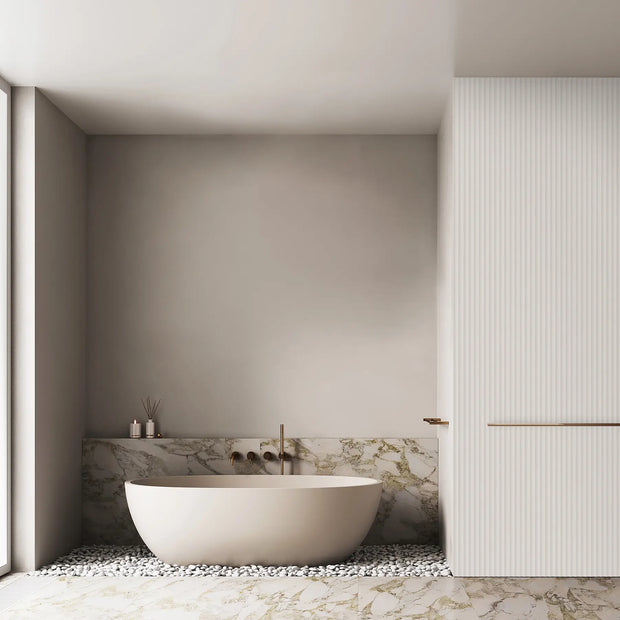 Wave Paneele Creme 270x25 cm Wandpaneele