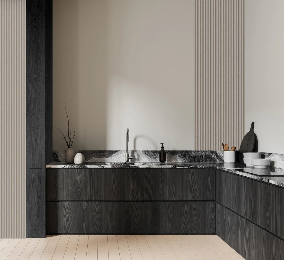 Wave Paneele Grau 270x25 cm Wandpaneele