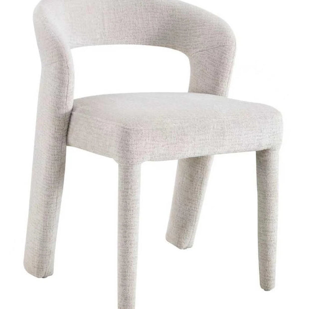 Anduz Bouclé Stone Stuhl