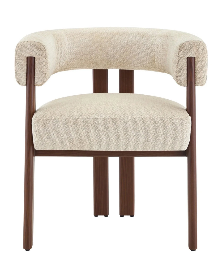 Velvet Stuhl Waslnuss