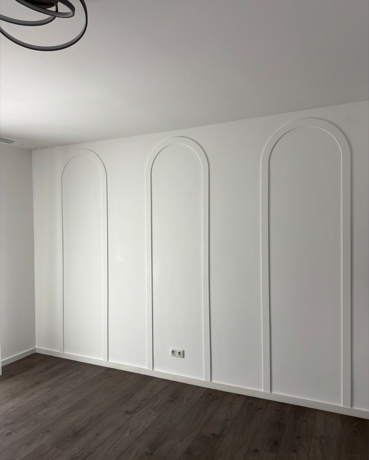 Ovale MDF Paneele 70 x 235 cm | Moderne Wandgestaltung