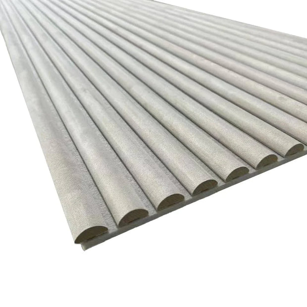 Wildleder Paneele Japandi Beige 280x60 cm  Akustik Wandpaneele