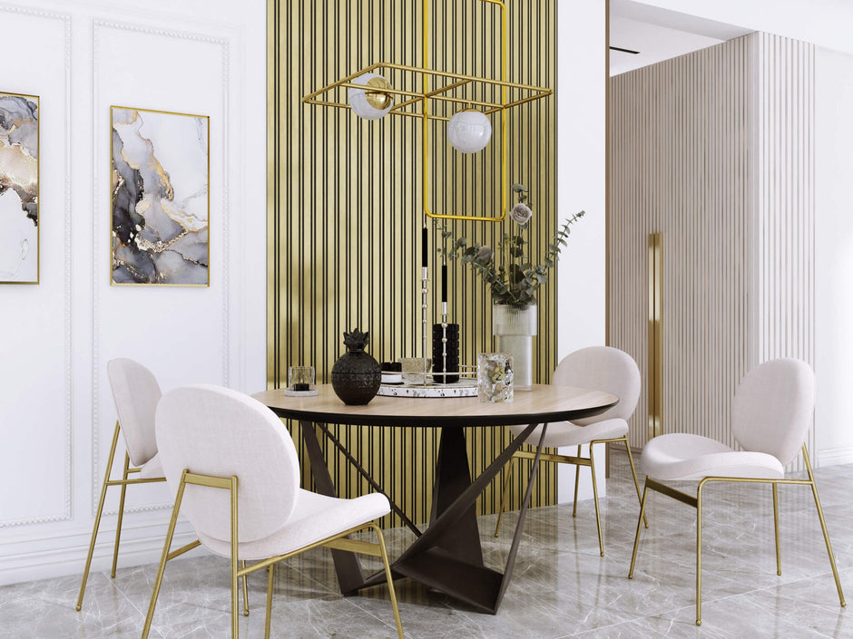 Trippel Paneele Gold 270x12 cm