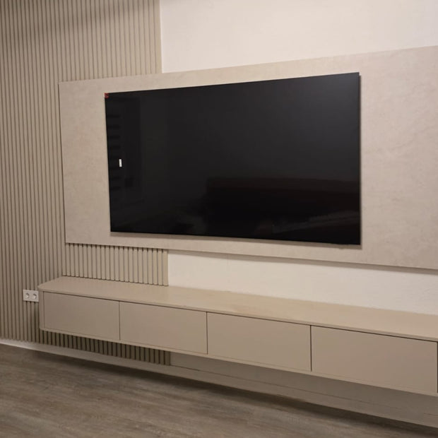 Curved Sideboard Beige