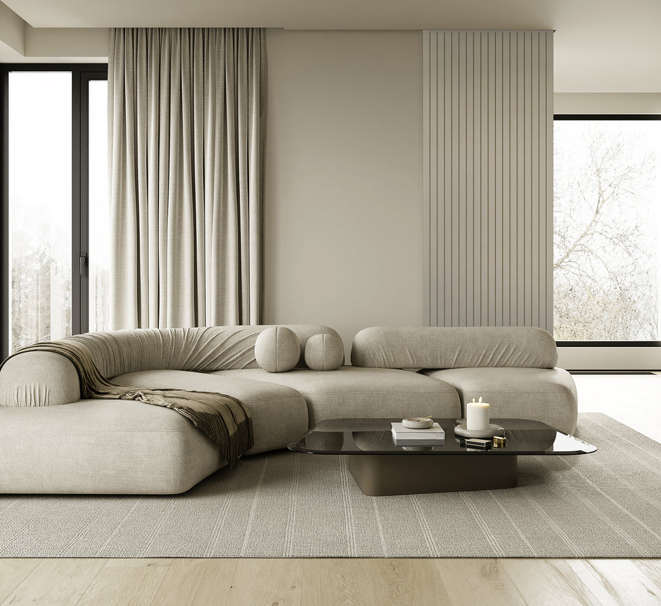 The Rock Paneele Beige 270x25 cm