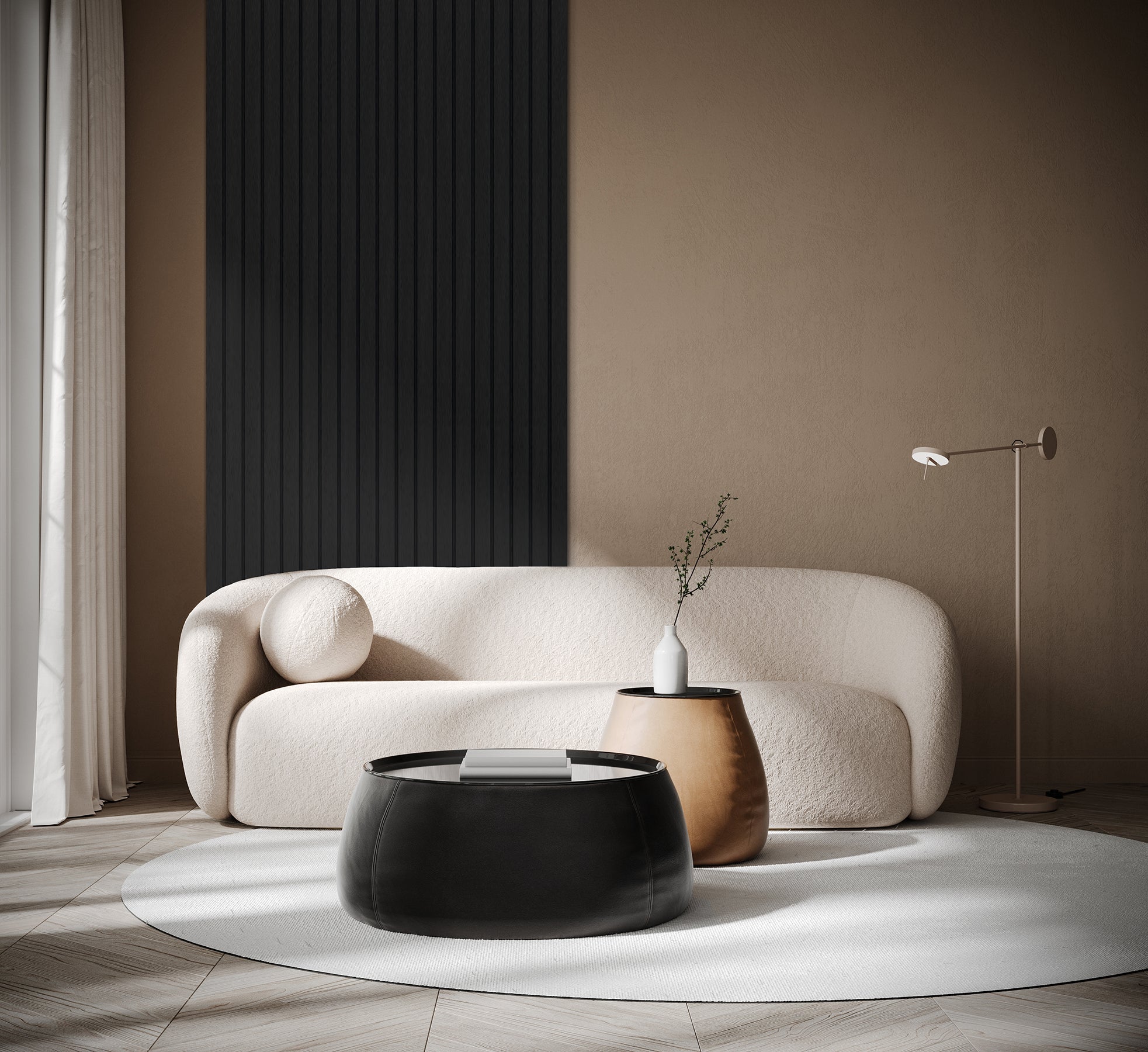 The Rock Paneele Black 270x25 cm