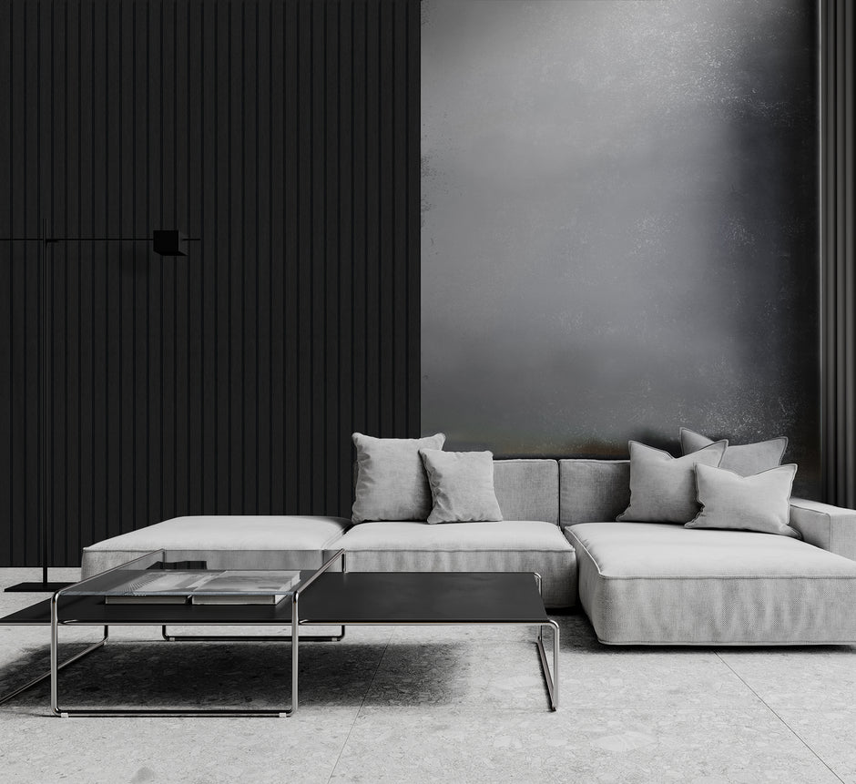 The Rock Paneele Black 270x25 cm