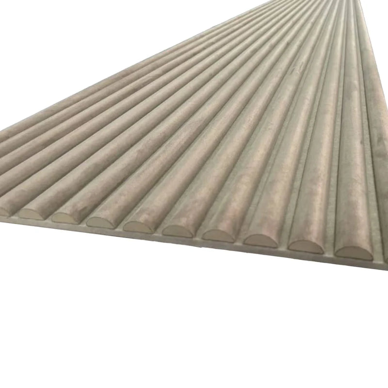 Wildleder Paneele Japandi Taupe 270x60 cm  Akustik Wandpaneele