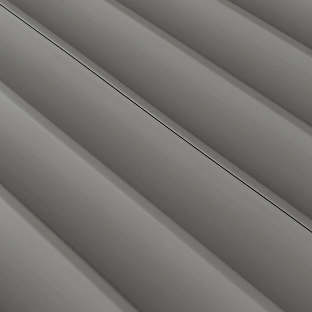 Wave Paneele Grau 270x25 cm