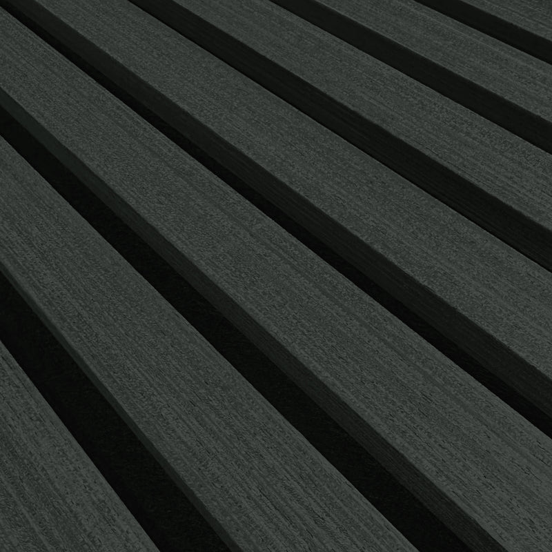 Akustikpaneele Anthrazitschwarz  270x28,5x2,1 cm